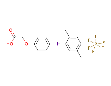 4-carboxymethoxyphenyl-2',5'-dimethylphenyliodonium hexafluorophosphate