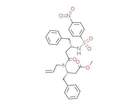 methyl N-(p-nitrobenzenesulfonyl)-(S)-β<sup>3</sup>-homophenylalanyl-N-allyl-(S)-β<sup>3</sup>-homophenylalaninate
