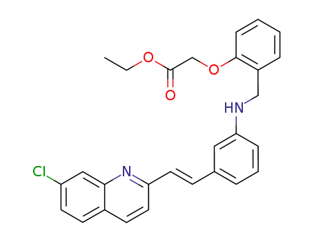 [2-({3-[(E)-2-(7-Chloro-quinolin-2-yl)-vinyl]-phenylamino}-methyl)-phenoxy]-acetic acid ethyl ester