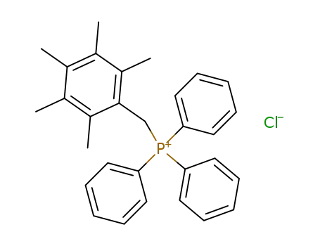 Molecular Structure of 60725-10-2 ((2,3,4,5,6-PENTAMETHYLBENZYL)(TRIPHENYL)PHOSPHONIUM CHLORIDE)