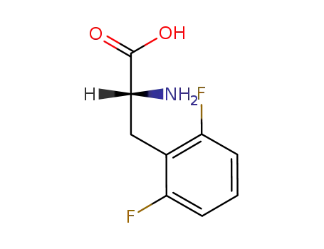 Molecular Structure of 266360-62-7 (D-2,6-Difluorophenyl-alanine)