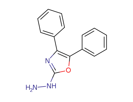 Molecular Structure of 6116-92-3 (2(3H)-Oxazolone, 4,5-diphenyl-, hydrazone)