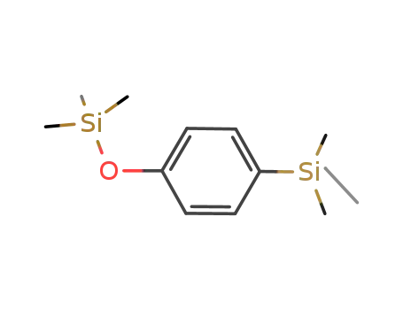 (CH<sub>3</sub>)3SiOC<sub>6</sub>H<sub>4</sub>Si(CH<sub>3</sub>)2(C<sub>2</sub>H<sub>5</sub>)