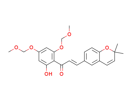 (E)-3-(2,2-dimethyl-2H-chromen-6-yl)-1-(2-hydroxy-4,6-dimethoxymethyloxyphenyl)-2-propen-1-one