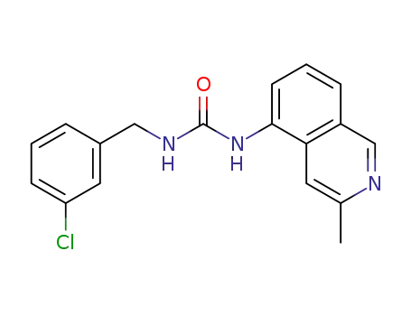 Urea, N-[(3-chlorophenyl)methyl]-N'-(3-methyl-5-isoquinolinyl)-