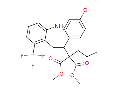 2-[2-(2-Amino-6-trifluoromethyl-phenyl)-1-(4-methoxy-phenyl)-ethyl]-2-propyl-malonic acid dimethyl ester