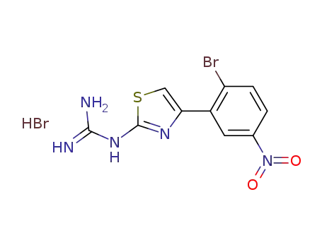 guanidino4-(2-bromo-5-nitrophenyl)thiazole hydrobromide