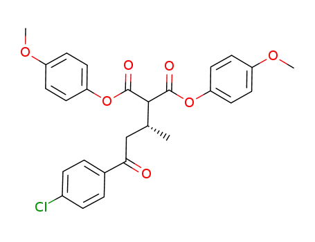 bis(4-methoxyphenyl) (R)-2-(4-(4-chlorophenyl)-4-oxobutan-2-yl)malonate