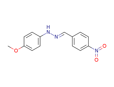 Benzaldehyde, 4-nitro-, (4-methoxyphenyl)hydrazone