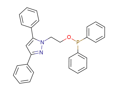 Molecular Structure of 1038394-02-3 (2-(3,5-diphenyl-1H-pyrazol-1-yl)ethyldiphenylphosphinite)