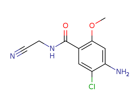 Benzamide, 4-amino-5-chloro-N-(cyanomethyl)-2-methoxy-