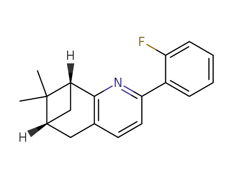 (1R,9R)-4-(2-Fluoro-phenyl)-10,10-dimethyl-3-aza-tricyclo[7.1.1.0<sup>2,7</sup>]undeca-2<sup>(7)</sup>,3,5-triene