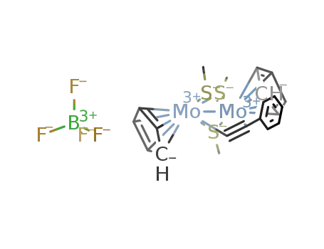 [Mo2Cp2(μ-SMe)3(μ-PhCCH)]BF4