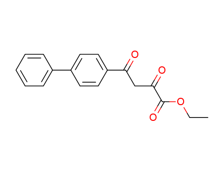Ethyl a,g-dioxo-4-(biphenyl-4-yl)butanoate
