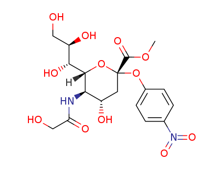 2-O-(p-Nitrophenyl)-a-D-N-glycolylneuraminic Acid Methyl Ester