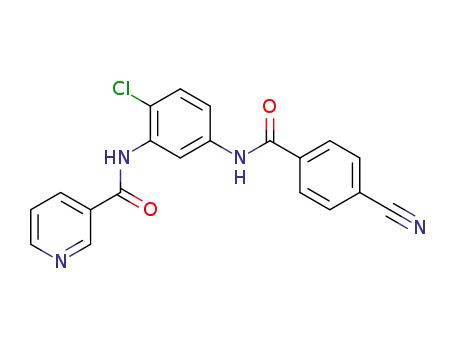 N-[2-chloro-5-(4-cyanobenzamido)phenyl]pyridine-3-carboxamide