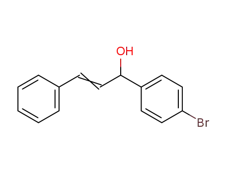 Molecular Structure of 1669-60-9 (Benzenemethanol, 4-bromo-a-(2-phenylethenyl)-)