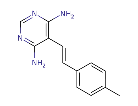 5-(p-methyl-styryl)-4,6-diaminopyrimidine