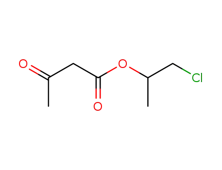 Molecular Structure of 100426-98-0 (3-Oxo-butyric acid 2-chloro-1-methyl-ethyl ester)