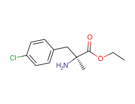 Molecular Structure of 887766-64-5 (L-Phenylalanine, 4-chloro-a-methyl-, ethyl ester)