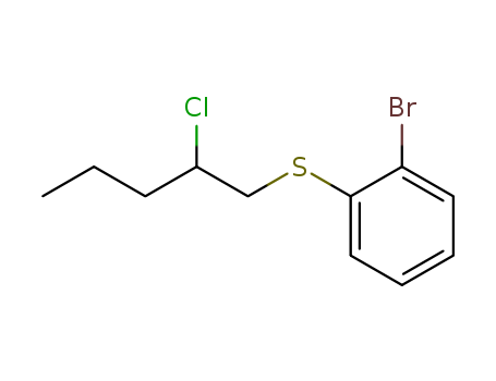 Benzene, 1-bromo-2-[(2-chloropentyl)thio]-