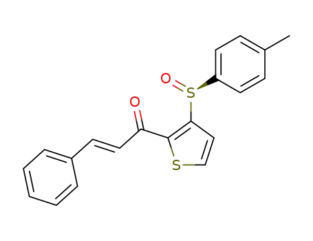 (S<sub>S</sub>)-2-trans-cinnamoyl-3-(p-tolylsulfinyl)thiophene
