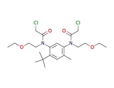 N,N'-BIS(2-ETHOXYETHYL)-N,N'-BIS(2-CHLOROACETYL)-4-TERT-BUTYL-6-METHYL-1,3-PHENYLENEDIAMINE
