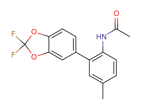 N-[2-(2,2-difluoro-1,3-benzodioxol-5-yl)-4-methylphenyl]acetamide