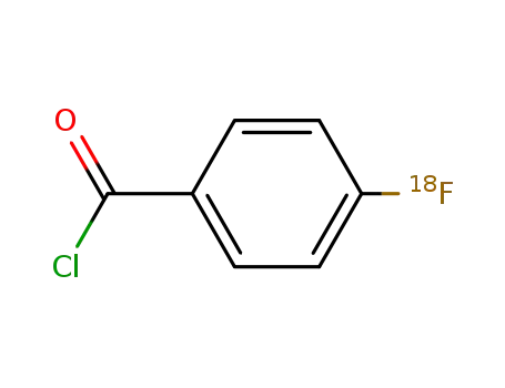 Molecular Structure of 594847-99-1 ([18F]-4-fluorobenzoic acid chloride)