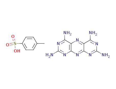 pyrimido[5,4-g]pteridine-2,4,6,8-tetramine p-tosylate (1:1)
