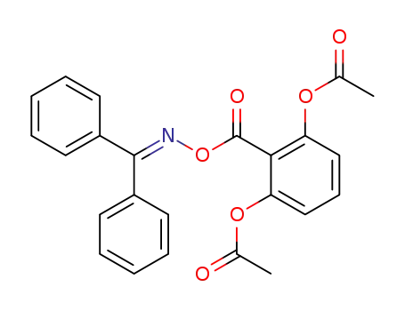 Benzophenone O-[2,6-bis(acetyloxy)benzoyl] oxime