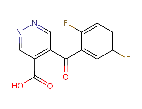 4-(2'5'-difluorobenzoyl)pyridazine-5-carboxylic acid