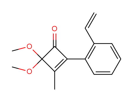 4,4-Dimethoxy-3-methyl-2-(2-vinyl-phenyl)-cyclobut-2-enone