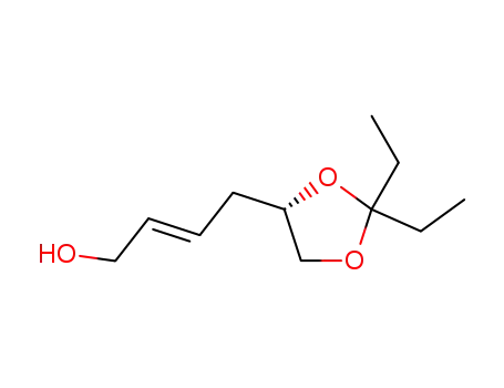 (E)-4-((S)-2,2-Diethyl-[1,3]dioxolan-4-yl)-but-2-en-1-ol