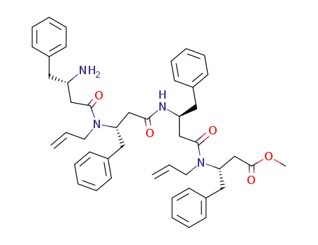 H-β<sup>3</sup>-hPhe-N-allyl-β<sup>3</sup>-hPhe-β<sup>3</sup>-hPhe-N-allyl-β<sup>3</sup>-hPhe-OMe