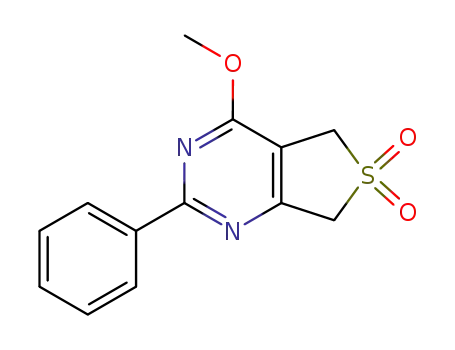 4-methoxy-2-phenyl-5,7-dihydrothieno<3,4-d>pyrimidine 6,6-dioxide