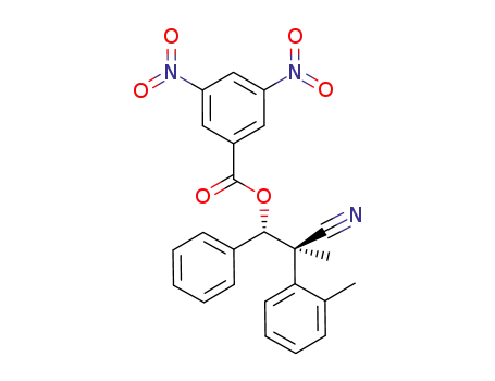 (1S,2R)-2-cyano-1-phenyl-2-(2-methylphenyl)propyl-3,5-dinitrobenzoate