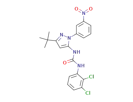 N-(1-(3-nitrophenyl)-3-tert-butyl-5-pyrazolyl)-N'-(2,3-dichlorophenyl)urea
