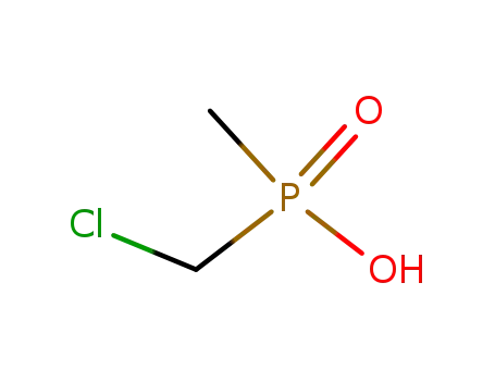 Molecular Structure of 40207-47-4 (Phosphinic acid, (chloromethyl)methyl-)