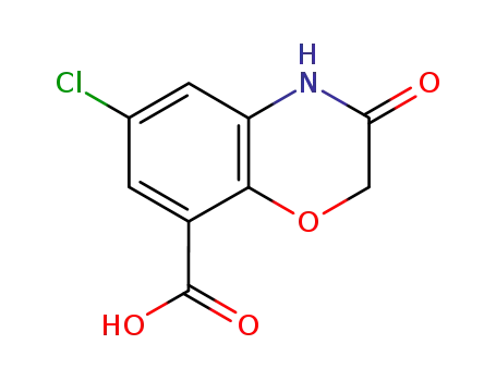 6-Chloro-3-oxo-3,4-dihydro-2H-1,4-benzoxazine-8-carboxylic acid
