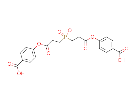 bis[2-(4-carboxyphenoxy)carbonylethyl]phosphinic acid