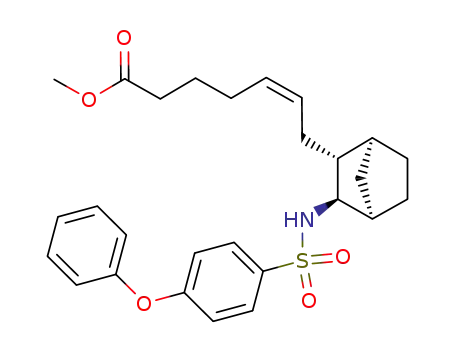 (Z)-7-[(1S,2R,3R,4R)-3-(4-Phenoxy-benzenesulfonylamino)-bicyclo[2.2.1]hept-2-yl]-hept-5-enoic acid methyl ester