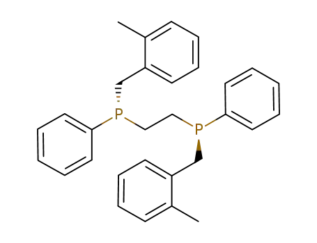 Molecular Structure of 922551-34-6 (Phosphine, 1,1'-(1,2-ethanediyl)bis[1-[(2-methylphenyl)methyl]-1-phenyl-)