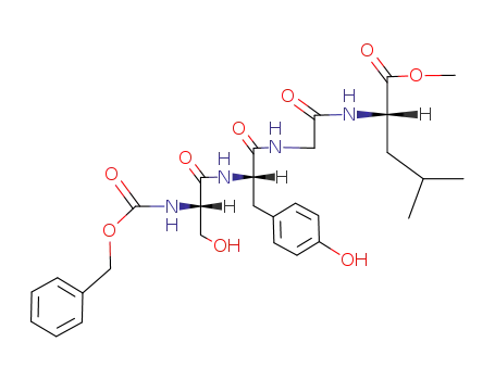 L-Leucine,
N-[N-[N-[N-[(phenylmethoxy)carbonyl]-L-seryl]-L-tyrosyl]glycyl]-, methyl
ester