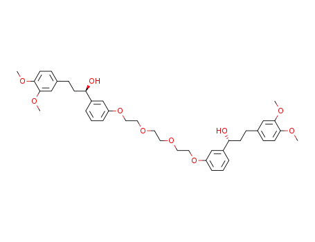 (R,R)-1,8-bis[3-[3-(3,4-dimethoxyphenyl)-1-hydroxypropyl]phenoxy]-3,6-dioxaoctane