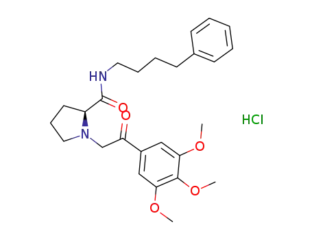 L-Proline, 1-[2-(3,4,5-Trimethoxyphenyl)-2-Oxoethyl] 4-Phenylbutylamide Hydrochloride
