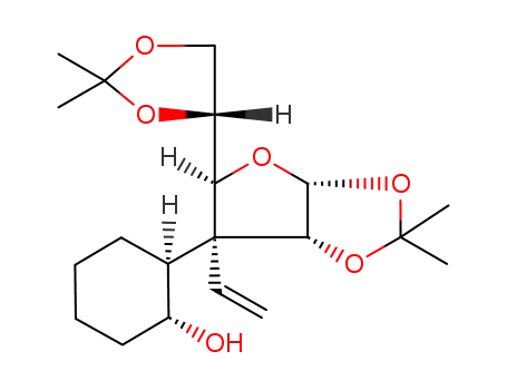 (1R,2S)-2-[(3aR,5S,6S,6aR)-5-((R)-2,2-Dimethyl-[1,3]dioxolan-4-yl)-2,2-dimethyl-6-vinyl-tetrahydro-furo[2,3-d][1,3]dioxol-6-yl]-cyclohexanol