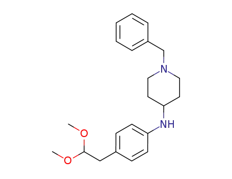 4-Piperidinamine, N-[4-(2,2-dimethoxyethyl)phenyl]-1-(phenylmethyl)-
