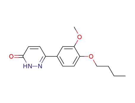 3(2H)-Pyridazinone, 6-(4-butoxy-3-methoxyphenyl)-
