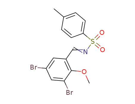 N-(3,5-dibromo-2-methoxybenzylidene)-4-methylbenzenesulfonamide